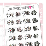 Once More With Love M1365 New Book Sticker
