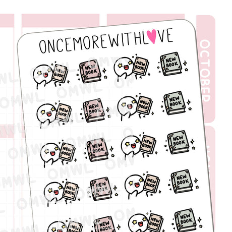 Once More With Love M1365 New Book Sticker