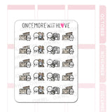 Once More With Love M1366 Library Sticker