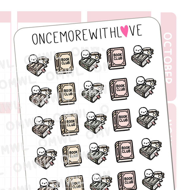 Once More With Love M1367 Book Club Sticker