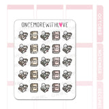 Once More With Love M1367 Book Club Sticker