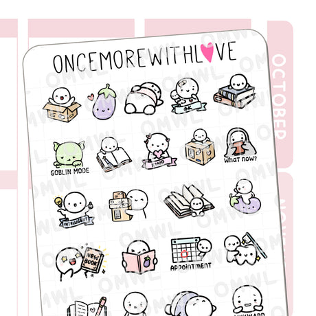 Once More With Love M1385 Eight Year Anniversary Favorites Sticker