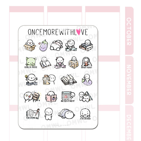 Once More With Love M1385 Eight Year Anniversary Favorites Sticker