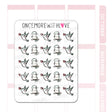 Once More With Love M1391 Hummingbirds Sticker Sheet