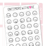 Once More With Love - M730 Munchkin Emojis Pt. 7 Sticker Sheet