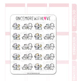 M757 Sleepyhead Sticker