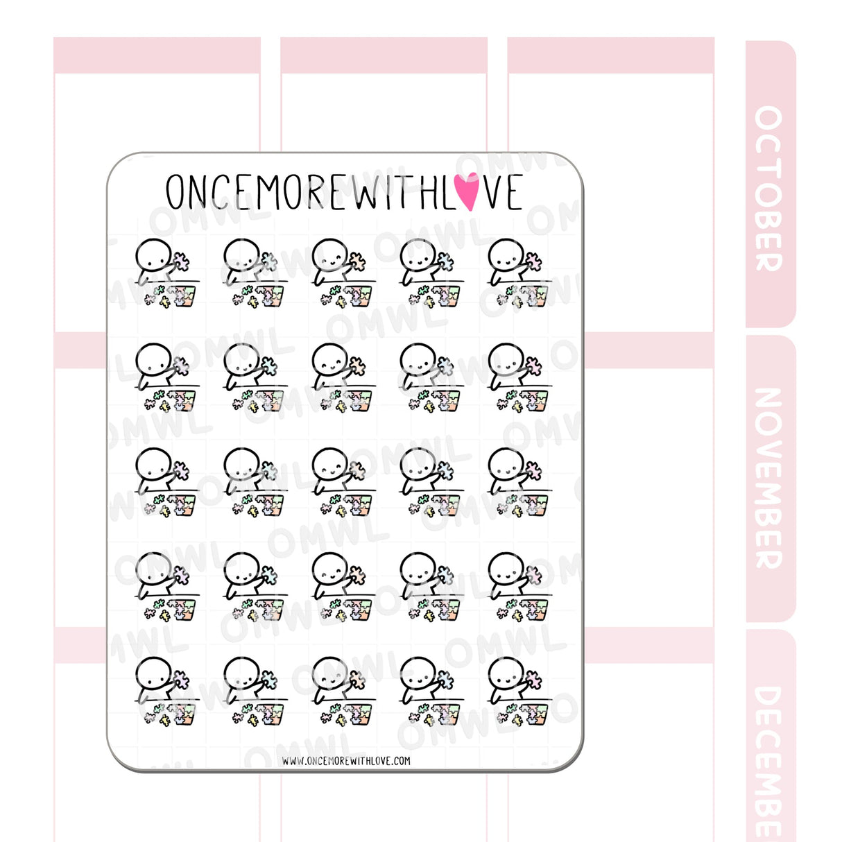 M771 Puzzle Time Sticker