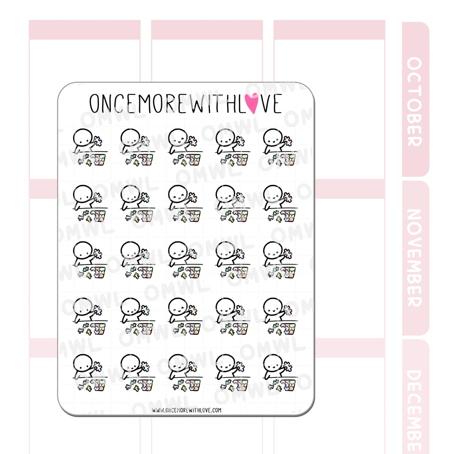 M771 Puzzle Time Sticker