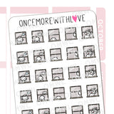 Some people (like me) are great at being at home because that's what we normally do. But of course there are others who are not used to it and of course it can be very difficult to adjust to this new reality! Many of my friends who are busy bodies are getting extremely restless and I wanted a way to show the progression! Some days may be good, and other days it might be extra hard to stay in but I know you can do it!