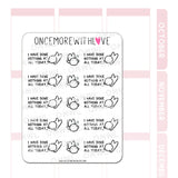 M950 I Did Nothing All Day Sticker