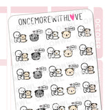 Use treats to train your fur baby or use these stickers to mark when you make or give them special treats! 