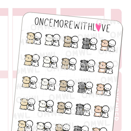 Brush your pup to clean up their fur!