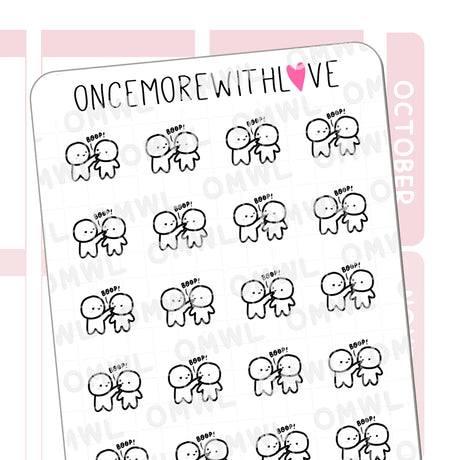 Once More With Love M976 Boop Sticker Sheet