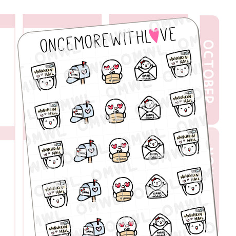 Once More With Love M982 Munchkin Mail Sticker