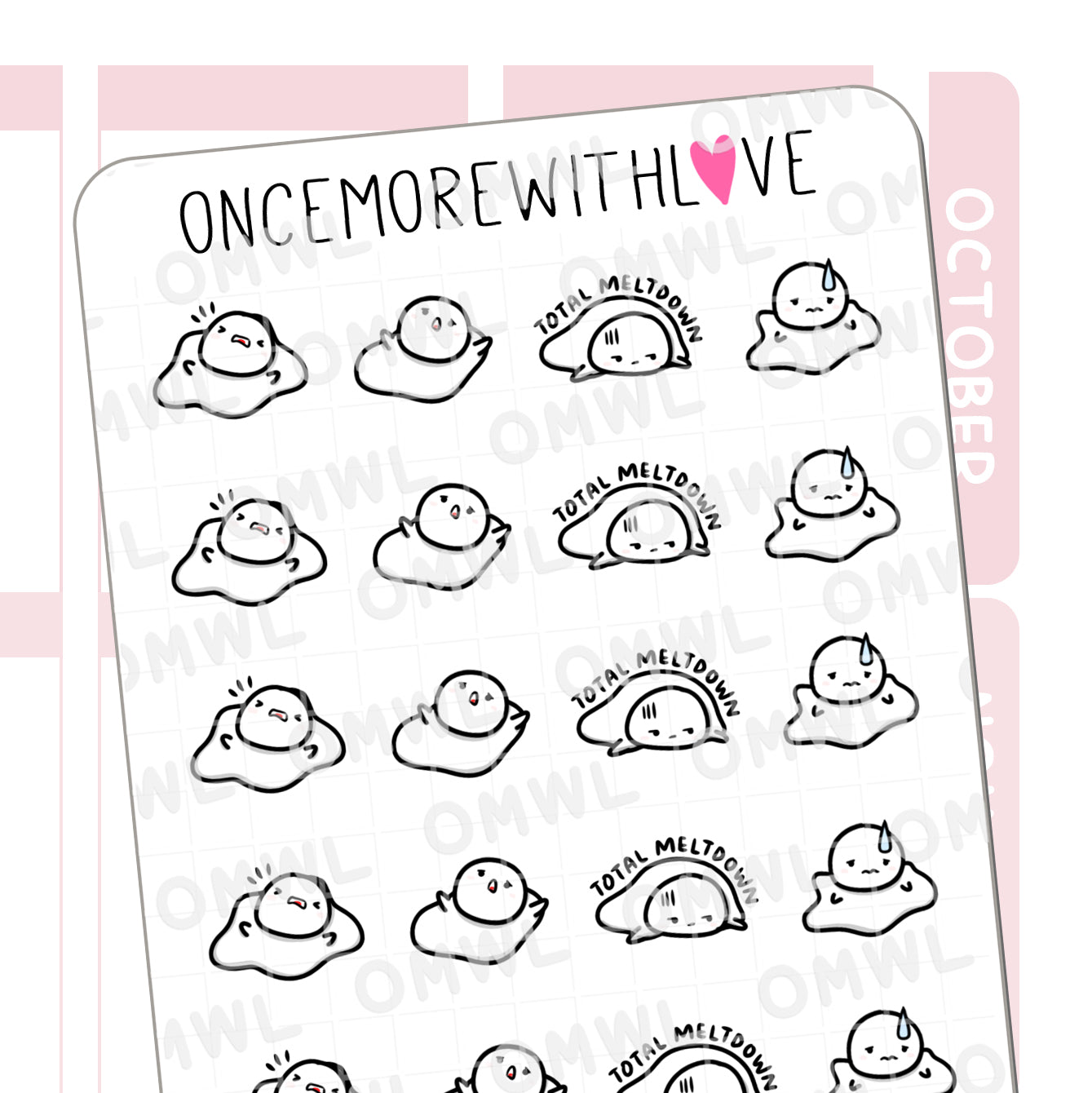 Once More With Love M988 Meltdown Sticker