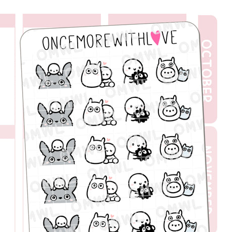 Once More With Love M1345 Soots Large Deco Sticker Sheet