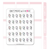 Once More With Love - V218 Pen Doodle Sticker