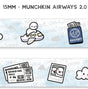 Once More With Love Washi Tape - Munchkin Airways 2.0 +Pearl White Foil

My travel loving heart loves this washi tape! Hoping I can use it lots this year when I travel to a bunch of journaling and planning events.

WHAT YOU RECEIVE:

1 roll of exclusively designed washi tape by Once More With Love

These washi tapes are great for decorating your munchkin planner spreads or for creating cards, scrapbook pages, or journals :)

Washi tapes come shrink wrapped. No other packaging provided!


SIZE: 15mm x 10m
MA