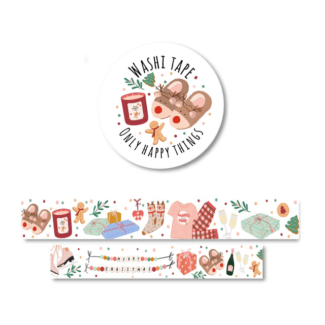 Only Happy Things Stationery - Christmas Girl Washi Tape
