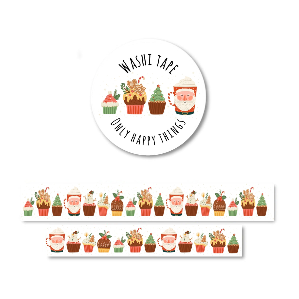 Only Happy Things Stationery - Christmas Sweets Washi Tape