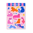 Only Happy Things Stationery - Colorful Cats A6 Sticker Sheet