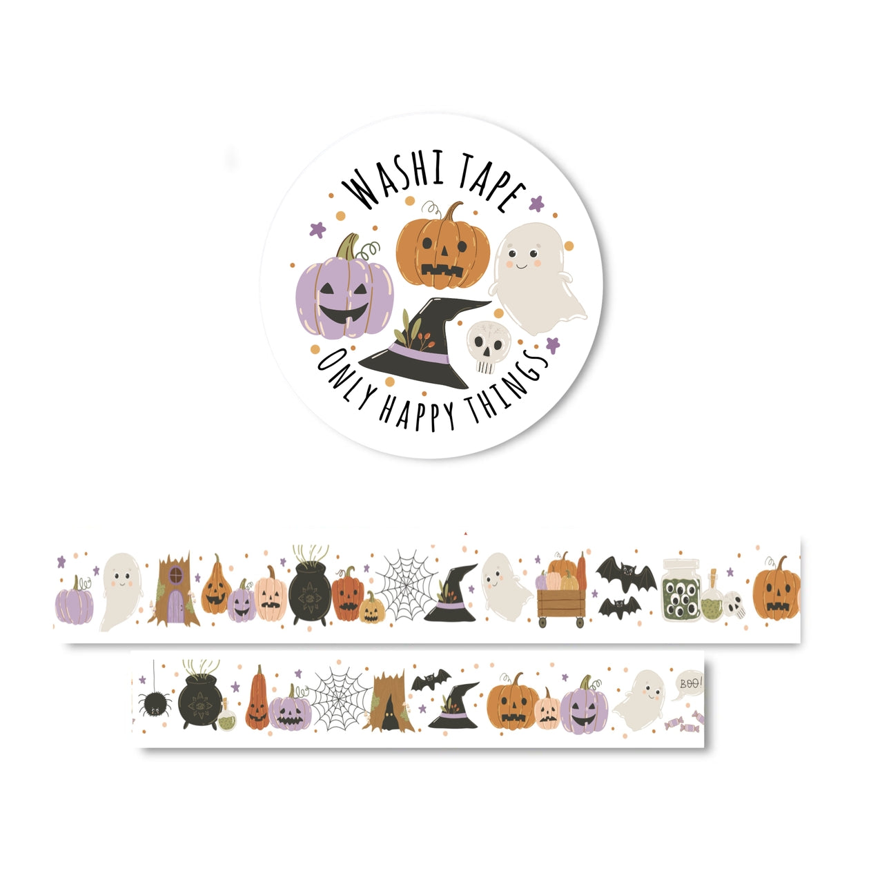 Only Happy Things Stationery - Halloween Is Here Washi Tape