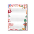 Only Happy Things Stationery - Notepad Christmas Girl Notepad A5