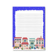 Only Happy Things Stationery - Winter Village Notepad A5