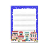 Only Happy Things Stationery - Winter Village Notepad A5