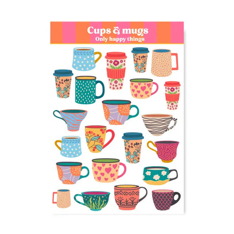 These stickers are perfect for journaling, scrapbooking, pen‑pal mail, planners, and all your creative projects.

A6 (105 x 148mm)&nbsp;
Printed on matt coated paper