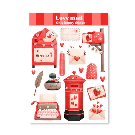 These stickers are perfect for journaling, scrapbooking, pen‑pal mail, planners, and all your creative projects.

A6 (105 x 148mm)&nbsp;
Printed on matt coated paper