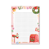 Only Happy Things Stationery - Christmas Mail Notepad A5