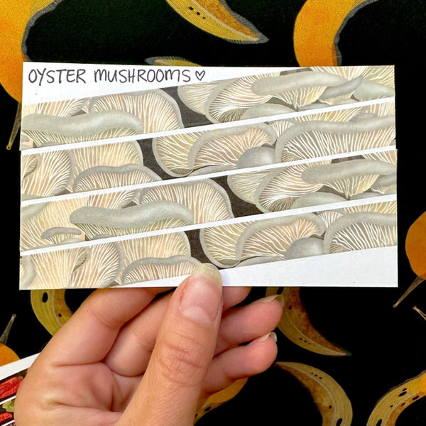 Oyster Mushroom Washi Tape