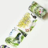 Monet's Garden Wide Washi/PET Tape
