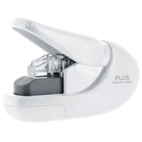 This clinch stapler lets you quickly fasten paper without the use of staples. Never buy staples again.&nbsp;It fastens up to five sheets of paper at a time with a unique inter-folding process.&nbsp;Always ready to use—never worry about running out of staples and safe for children to use.

"Stapled" documents are paper shredder safe.

Perfect for school, home and office.