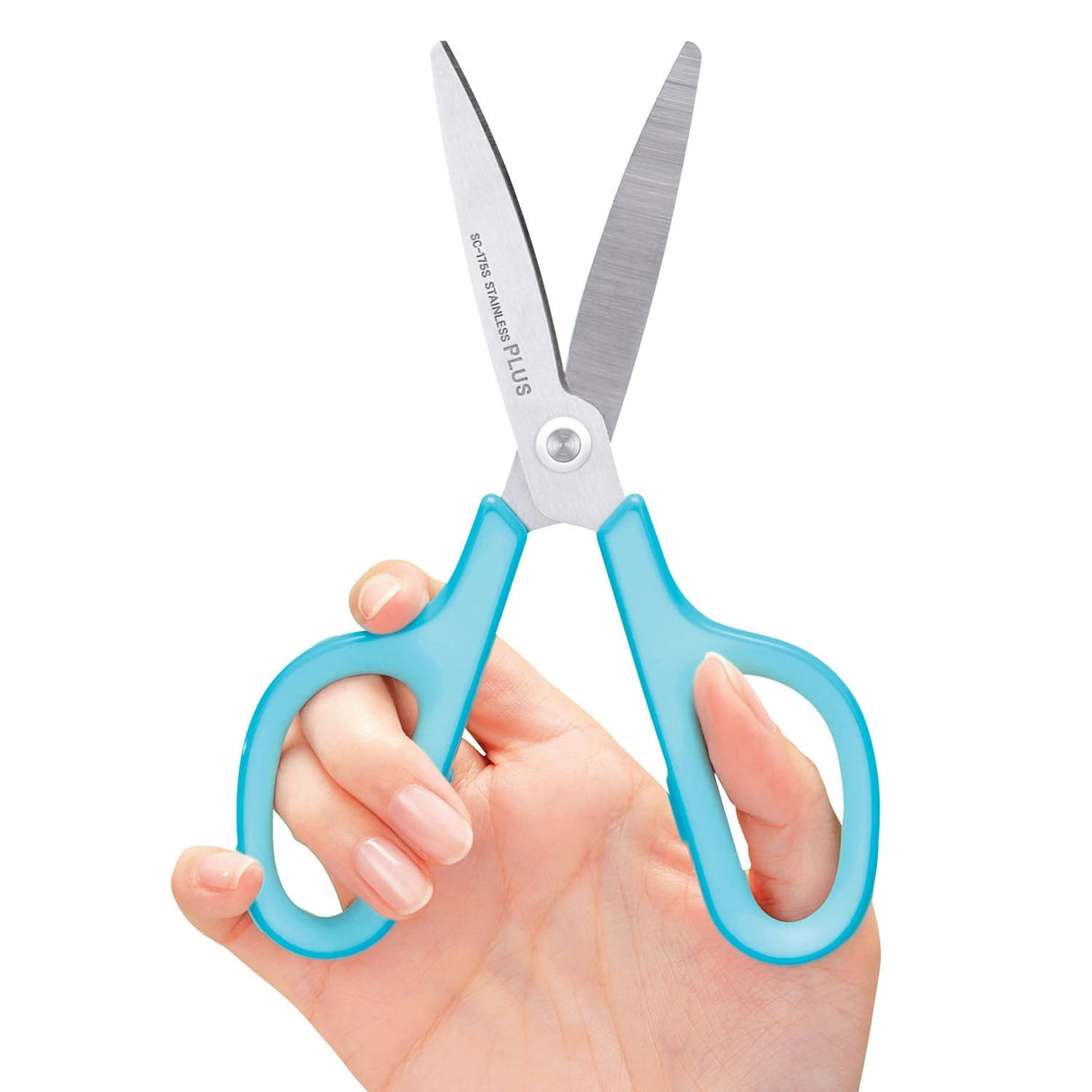 • Revolutionary curved blades offer 2x the cutting force of straight edge scissors.
• Unique curved blades continuously cut at the ideal angle of 30 degrees.
• Effortless cutting from the pivot point to the scissor tip.
• Double layered grips for maximum comfort.
• Smooth and durable pivot ring.
• Stainless steel blades.
• Available in multiple sizes and colors.
Scissor Length: 7 in