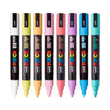 POSCA Paint Marker 8-Color PC-5M Soft Colors Set