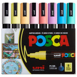 POSCA Paint Marker 8-Color PC-5M Soft Colors Set