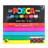 POSCA Paint Marker 8-Color PC-5M Medium