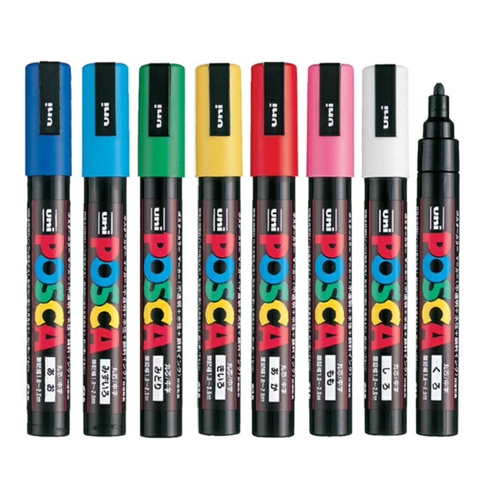 POSCA Paint Marker 8-Color PC-5M Medium