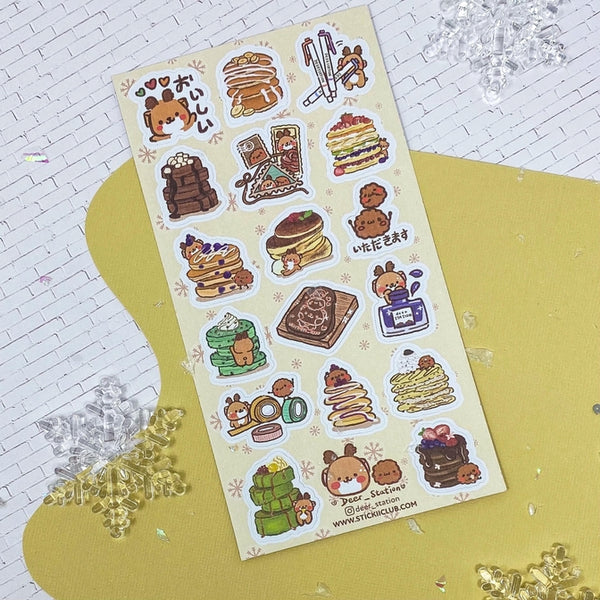 Pancakes & Stationery Sticker Sheet