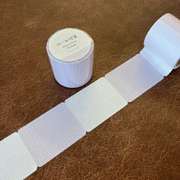 Perforated sticky notes in a roll. Designs can be torn off easily and be used individually. These soft colored sticky notes are perfect for your planner or journal.&nbsp;

Each roll has 100 pieces of sticky notes with 2 designs (50 pieces for each design).


Size of each sticky note: 40mm x 50mm
2 designs x 50 sheets each (100 sheets in total)
Includes 1 roll of sticky notes
Country of manufacture: Japan
Material / component: High quality paper