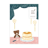 

These memo pads are designed by illustrator Nakauchi Waka.
Fun memo notes for any and every occasion! Use these memo notes every day on planners, cards, photo album, frames, gift wrap, stationery, scrapbook pages, lunch bags, calendars and more to personalize your world.
W75mm x H105mm
5 designs x 10 sheets each (50 sheets in total)
Country of manufacture: Japan
Material / component: Paper
