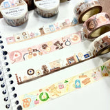 Papier Platz x Nakauchi Waka Washi Tape - Bear and Sweets