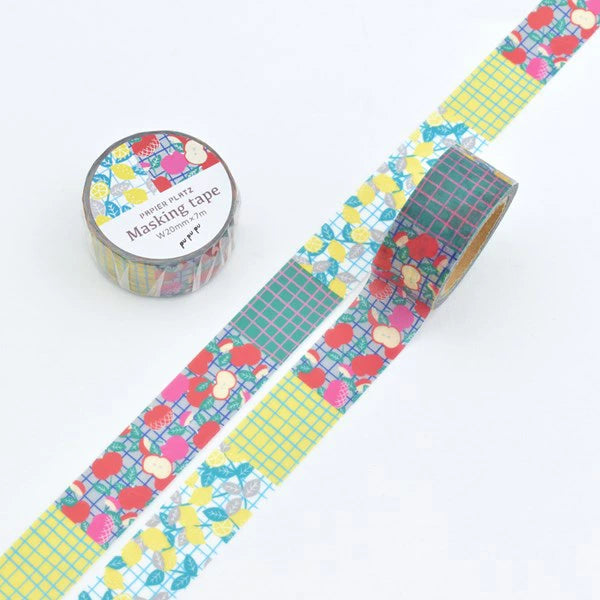 Papier Platz x PuPuPu Washi Tape - Lemon and Apple

Masking tape designed by pu・pu・pu.&nbsp;

Perfect for crafts, journaling, snail mail, and more.&nbsp;

20mm x 10m
Made in Japan