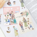 Paris Chic Flake Sticker