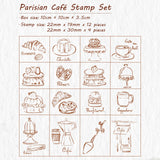 Hey, coffee lovers! This fun stamp set has all sorts of cute sketches featuring your favorite café goodies—tasty pastries, cozy coffee cups, and sweet treats! Whether you’re sprucing up your planner, making personalized cards, or just having fun with your scrapbook, these stamps are perfect for adding a delicious touch of Paris to everything you create. So grab some ink and start stamping your way to a little piece of Paris right at home! Enjoy the sweet vibes!