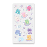 Pastel Galaxy Bears Sticker Sheet