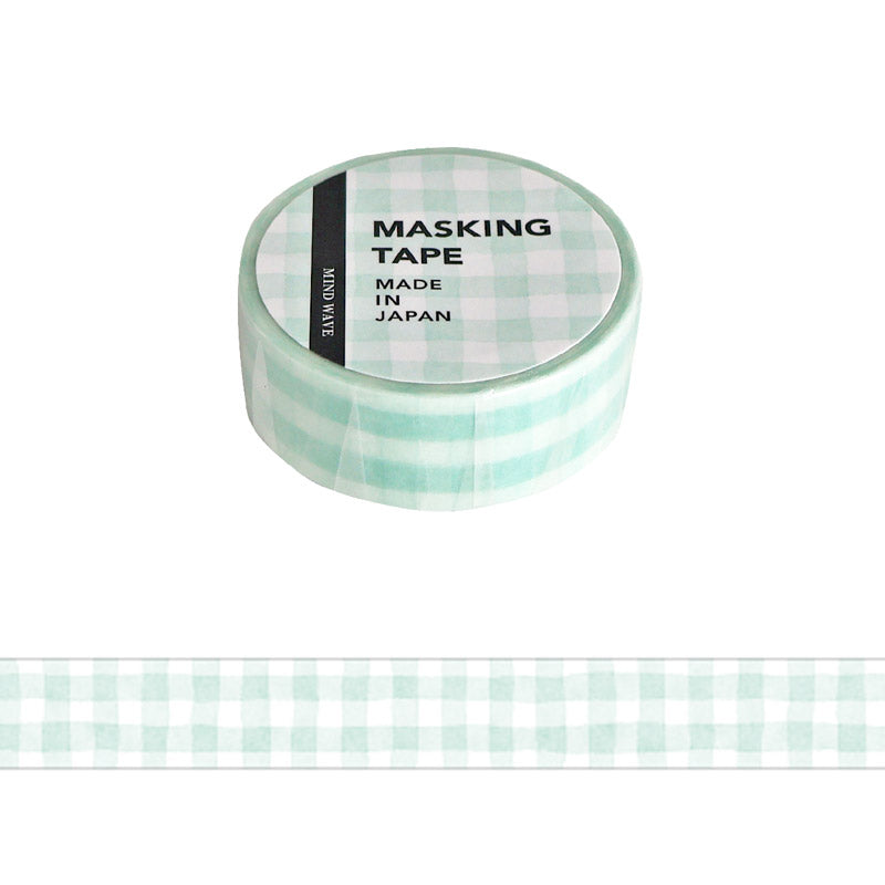 This is a standard masking tape with a width of 15 mm.
The lineup has increased to the popular plaid pattern.
Because it is simple, it is finished with a design full of care.


Width 15mm × Length 5m
Material:&nbsp;Washi paper
Includes 1 roll of washi
