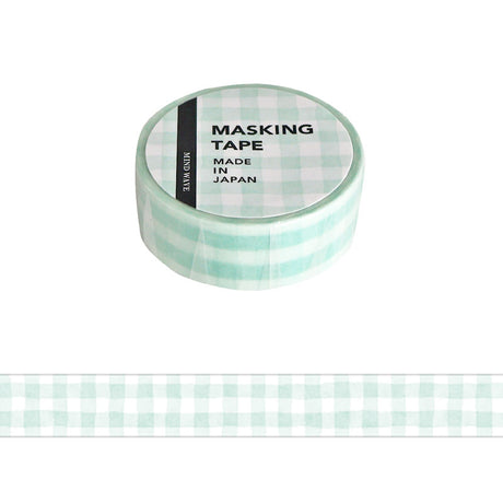 This is a standard masking tape with a width of 15 mm.
The lineup has increased to the popular plaid pattern.
Because it is simple, it is finished with a design full of care.


Width 15mm × Length 5m
Material:&nbsp;Washi paper
Includes 1 roll of washi